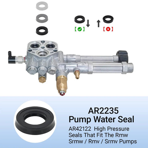 Pressure Washer Water Seal Kit For RMW And RMV Pumps Replaces Briggs And Stratton 204084GS 200345GS And Fits Craftsman Kit With Pump