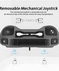 G-129 Dual Protocol FPV RC Radio Transmitter With ELRS 2.4G Firmware 3.0 to 3.3 And Autonomous TX showing removable joysticks