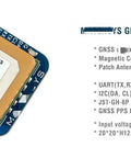 Dope 20x20mm Drone GPS Module With QMC5883L Compass For Precise Heading And Orientation Compatible With Quadcopters UAVs RC Planes And DIY Builds Part M10Q 5883 showing circuit board and connectors