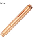 5 Piece 1mm 0.04 Inch Copper Tungsten TIG Electrode Collet Tips Set For WP9 20 25 Torch Series 13N21L