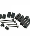 24 Piece M6 Clamp Kit Set For Rotary Tables Milling Tables Face Plates And Vertical Slides Heavy Duty Pro Grade Epoxy Black Finish