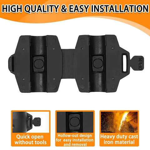 Heavy Duty Gravity Weight Ball For Pull Down Faucet Hose shows durable cast iron design, features easy installation and tool-free open.