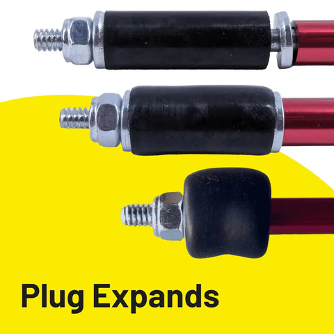 1/2 Inch Plumbing Swet Tool Pro Plug for fast water line repairs, no drain solder joints, high heat, steel, and aluminum