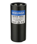 Round Motor Start Capacitor 189 To 227 MFD 250 VAC CD60 Single Phase for AC motors black cylindrical design