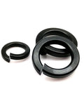 1000 Pcs Mixed M1.6 M2 M2.5 M3 M3.5 M4 M5 M6 M8 Black Stainless Steel Split Lock Washers With Elastic Gasket Kit In Box GB93 A2 304 Stainless Steel Heavy Duty Fastener Set, black split lock washers