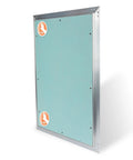 Push To Open Drywall Access Panel 16 By 24 Inch with aluminum frame and push labels on the waterproof gypsum board.