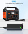 Replacement 24V 90W AC Charger for Jackery Explorer Power Stations, 100-240V Input, 7.9x5.5mm Connector, 90W Power Adapter for Portable Solar Generators, Fast Charge, Safe, On The Go Travel Ready, Jackery power station charging
