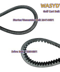 EZGO TXT Gas Starter And Drive Belt Kit For Golf Carts 1994 To 2013 With 295cc And 350cc Robin Engines OEM 72054G01 top view