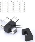 Heavy Duty Linear Guide Rail Limit Block For HG15 HG20 HGH HGW Series Stroke Fixed Limiter 1 Piece with size chart