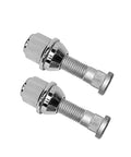 Two M12x1.50 Chrome Wheel Lug Stud Nut Set For Ford Focus Fusion Fiesta Escape EcoSport Ranger MKC MKZ And More Replaces 611-303 CV6Z1012C ACPZ1012H