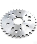 Beefy CNC Aluminum Adapter With 40T Sprocket For 25mm Or 38mm Rear Hubs Fits 49cc To 80cc Two Stroke Motorized Bicycles machined finish
