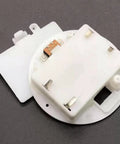 Two Pack Chassis Mount Battery Holder For Three Aaa Cells Delivering Reliable 4.5V Output With Toggle Switch And Attached Leads Round Plastic Case, showing inner structure.