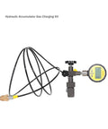 Portable Digital Hydraulic Accumulator Nitrogen Charging Kit With Pressure Gauge, Inflation Valves And Tubing All In One On Site Nitrogen Test Tool For Wide Compatibility Across Different Accumulator Models