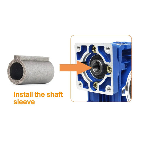 Built Tough 6.35mm To 11mm Stepper Motor Shaft Sleeve Adapter Bushing Precision Turbine Reducer for RV030 installation guide.