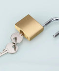 Solid Brass Padlock Set With Keyed Different Locks 12 Pack Includes 24 Keys Tough As Nails Security For Backpacks Luggage Bags Closets