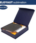 Crystal Glass Trophy and Frame for Sublimation Prints, Heat Press Ready, shown in open packaging box, 80mm-240mm size