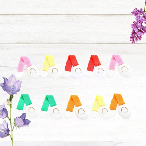 10 Pack Kid Proof Safety Locks For Cabinets Drawers No Tools Needed Self Adhesive Refrigerator Locks assorted colors on display