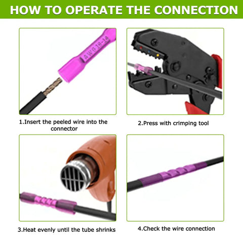 Step-by-step guide for using the 12V Waterproof Push Button Switch With Quick Connector for LED accent lighting.