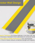 Close-up of 40mm self-adhesive bike tire liner, showing 1.2mm thickness and digital caliper measurement for anti puncture protection.