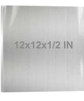 Rugged 6061 Aluminum Alloy Sheet Plate 11.8 By 11.8 Inch Flat Plate Half Inch Thick With Protective Film