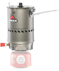 Reactor Windproof Camping Stove System With 1.0L Pot Crazy Fast Boil Time For Backcountry Cooking Ideal For Backpacking And Hiking 2024 Version Self Contained All In One Stove Kit on white background