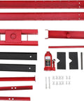 Components of 12 Ton Hydraulic Shop Press H Frame With Movable Plates And Adjustable Height Heavy Duty Bearing And Bushing Press