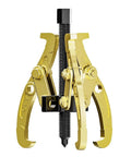 Heavy Duty Bearing Puller With Swappable Two Or Three Jaw Config For Zero Hassle Flywheel And Gear Removal In 10 Inch 5 Ton High Carbon Steel with gold chrome finish.