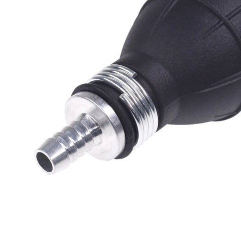 Close-up of Two Pack Rubber Fuel Primer Bulbs For Fuel Transfer Lines One Way Check Valve 8mm And 9mm Fittings