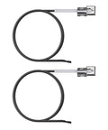 Two Outlet Push Button Grill Igniter Kit For Char Broil Grills with 60cm wires, showing two ignition wires and connectors.