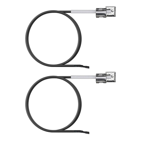 Two Outlet Push Button Grill Igniter Kit For Char Broil Grills with 60cm wires, showing two ignition wires and connectors.