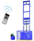 Heavy Duty 2200 Lbs Electric Hydraulic Lift Platform with remote control, wall-mount freight elevator for garage and warehouse