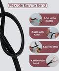 Low Voltage Landscape Lighting Wire 14 Gauge 2 Conductor Direct Burial Cable For Outdoor Lighting 100 Feet Weatherproof Easy Install steps
