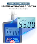 Big Time Digital Fruit Hardness Tester Meter Mini Penetrometer and Durometer Gauge showing clear 95 kgf/cm² reading with backlight.