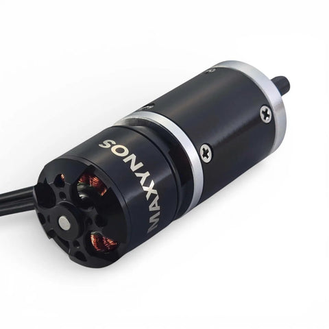 Close-up of Thor 2830 Planetary Gear Brushless Motor Outrunner 18V Powerhouse with 380W peak and 10 Nm torque