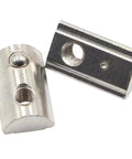 M6 T Slot Nuts For 3030 Aluminum Extrusion 8mm Slot Roll In Spring Ball Loaded Elastic Nuts Carbon Steel Nickel Plated