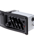 Four Band Piezo Acoustic Guitar Preamp With Built In Equalizer And Tuner Under Saddle Pickup for loud clear tone, side view.