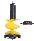 8 Inch Nylon Ice Auger For Ice Fishing 18 Inch Long Heavy Duty Drill Bit With Centering Point Blade Cordless Drill Ready