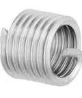 Heavy Duty Stainless Steel Self Tapping Threaded Inserts Kit 250 Pieces M8 Threaded Inserts Screw Bushings Coiled Wire Sleeve Set DIY Friendly For Aluminum Die Casting Automotive Appliances And Industrial Repairs, close-up