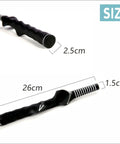 2 Pack Right Handed Golf Grip Trainer dimensions showing 26cm length, black design for beginners, women, and kids.