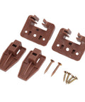 10 Pack Drawer Track Guide And Glides Plastic Replacement Parts With 30 Screws For Center Mount Drawer Slides In Furniture Systems