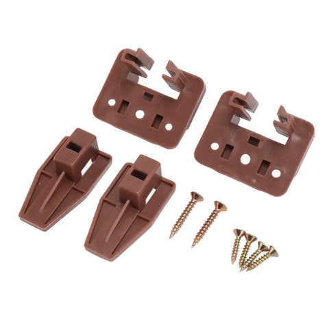 Center Mount Plastic Drawer Slides Replacement Parts With Screws For Dresser And Cabinet Drawers Buttery Smooth Glide