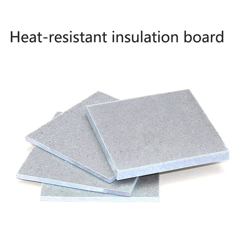 Fiberglass Board Insulation Pad For Plastic Molds, 12mm By 100mm By 200mm, Heat Resistant Up To 500 C, shown in stack