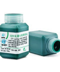 Dope UV Curable Solder Mask For PCBs Green Solder Resist Coating 100g bottle with label and open cap