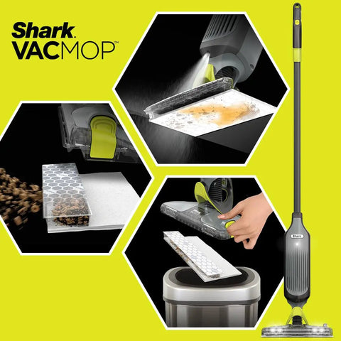 VACMOP Disposable Hard Floor Pad Refills For Sealed Floors With No Touch Disposal Compatible With VM252 VM180 All In One Pad