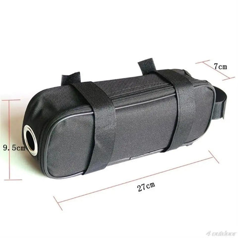 Waterproof Hard Shell Bike Bag For Electric Bicycles Portable Controller Storage Case With Two Straps To Secure Battery Large Capacity 27x9.5x7 Cm Easy Mount For Road And Mountain Bikes Rugged Weatherproof Cycling Accessory