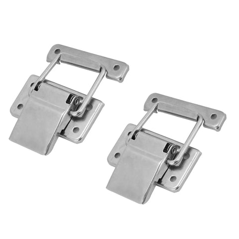 Heavy Duty 1.6 Inch Spring Loaded Toggle Latch Stainless Steel Cabinet Hasp for trunk and shop door