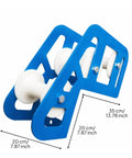 Beefed Up Heavy Duty Cable Pulley Roller Guide Block With Grooved Steel Wheels For Tight Turns And Corners Compact Mechanical Build Nylon Wheel Option Industrial Grade Cable Routing Tool For Wells And Sharp Bends, 35x20 cm