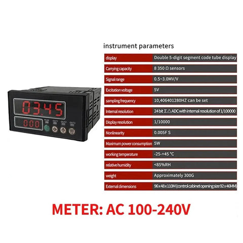Compact Micro Column Load Cell With Indicator Display For Small Space Control Systems technical specifications