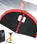 Inflatable Wingsurfer Wing Foil Kite With Window For Kitesurfing Durable Polyester With TPU Coating Clear View Window displayed