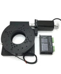 Shop Pro Heavy Duty Hollow Rotary Table Motor Platform With Smooth 300mm Indexing And 288 To 1 Gearing designed with a stepper motor and driver.